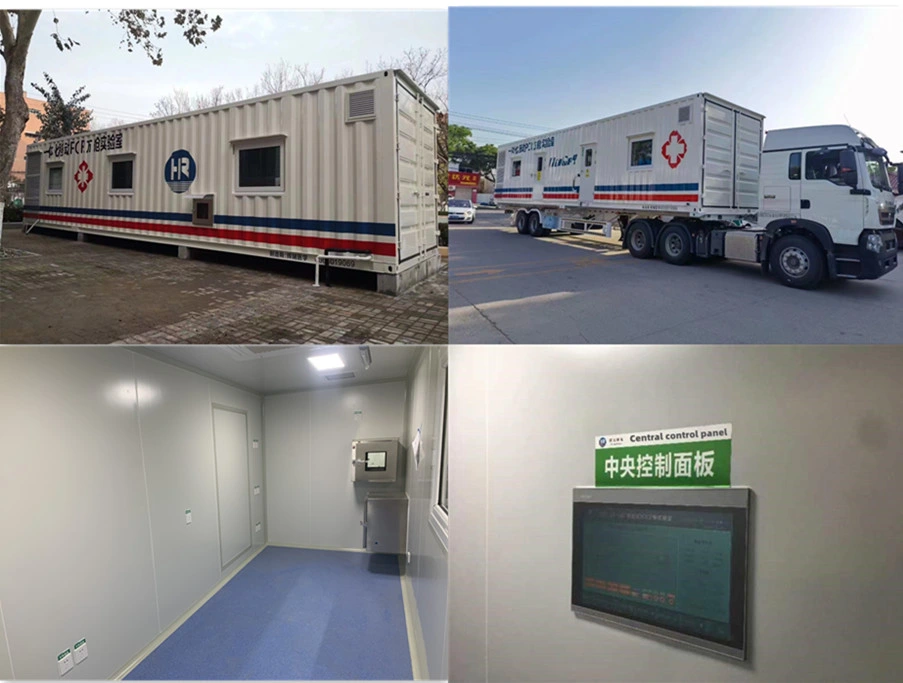 Removable PCR Shelter Laboratory Animal Laboratory Mobile Clinic Drug Research Institute